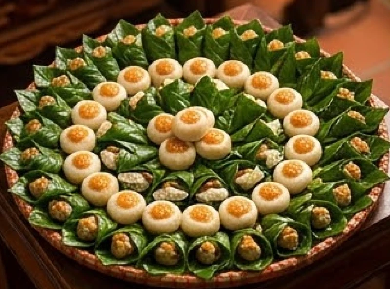 Văn khấn Quốc Mẫu Âu Cơ: Bài cúng chuẩn và cách dâng sớ tại đền 5 Mâm lễ dâng Mẫu nổi bật với 100 chiếc bánh ngọt truyền thống tượng trưng cho 100 người con