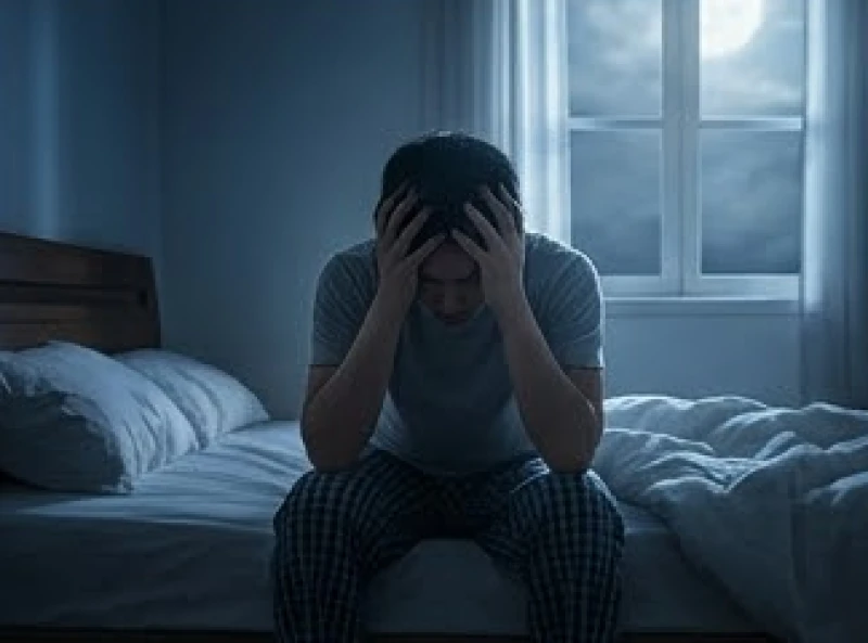 Mơ thấy thú dữ: Giải mã điềm báo tâm linh, tâm lý và con số 5 Tình trạng rối loạn giấc ngủ thể hiện qua hình ảnh người mệt mỏi rã rời ôm lấy đầu trên giường ngủ