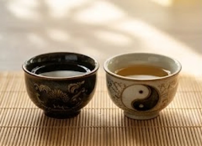 Biểu tượng âm dương cân bằng tượng trưng cho sự khác biệt giữa sao chiếu mệnh nam mạng và nữ mạng