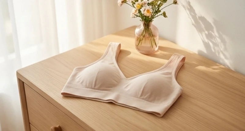 Sử dụng áo ngực không gọng bằng chất liệu mềm mại giúp vùng da rãnh ngực luôn thoáng khí và mau lành