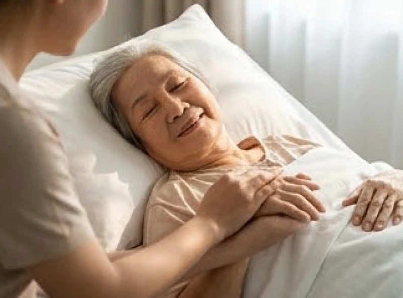 Người bệnh chìm vào giấc mơ bình yên và thì thầm trò chuyện với những người thân đã khuất
