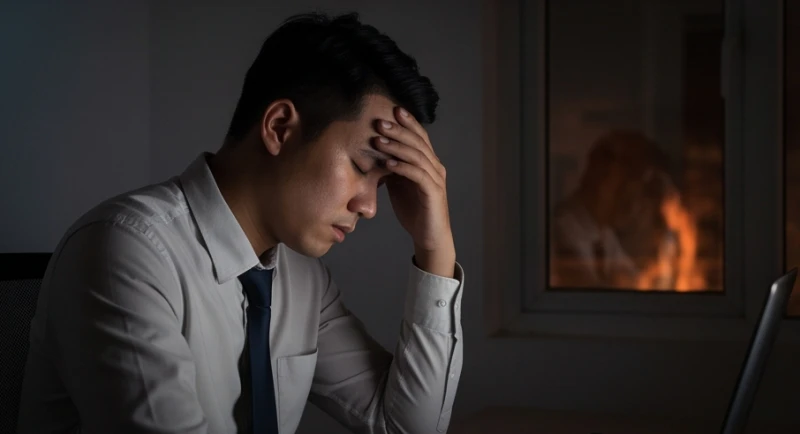 Não bộ xử lý hàng loạt căng thẳng âm ỉ trong đời thực thông qua hình ảnh ngọn lửa hung hãn xuất hiện trong tiềm thức