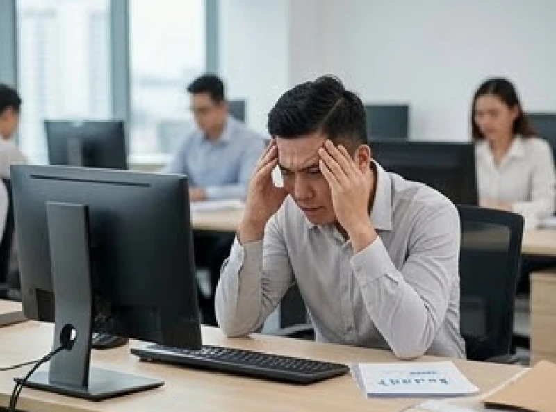 Tuổi Dần nên làm chủ hay làm thuê: Thời điểm vàng rẽ hướng 3 Nam nhân viên đang cảm thấy căng thẳng khi phải đối mặt với lịch trình báo cáo dày đặc và sự kiểm soát gắt gao