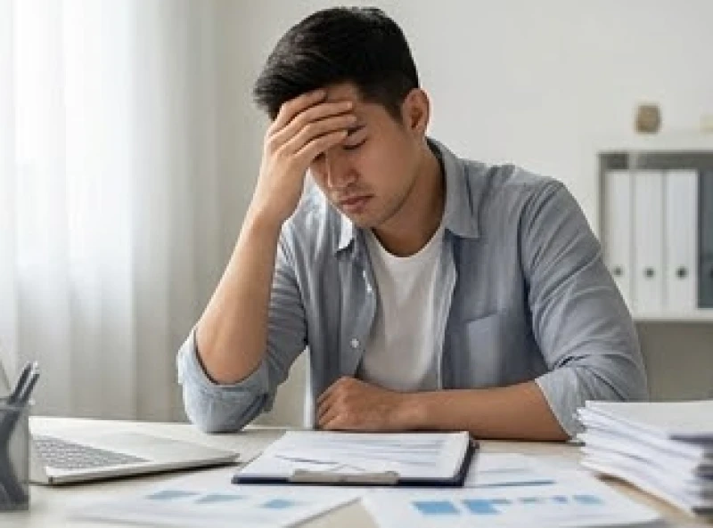 Mơ thấy cưới vợ là điềm gì: Phân tích kịch bản & số may mắn 6 Chàng trai tỏ vẻ mệt mỏi lấy tay ôm trán khi ngồi giữa những chồng tài liệu ngổn ngang trên bàn làm việc