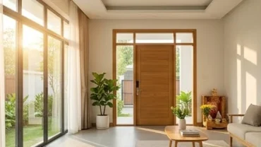 Không gian phòng khách ngập tràn ánh sáng tự nhiên ứng dụng nguyên tắc ất hợi 1995 hợp hướng nào để thiết kế