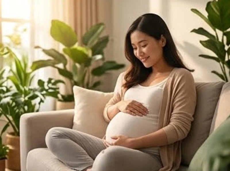 Mơ thấy rắn bò lên người: Giải mã vị trí, màu sắc và bộ số 7 Phụ nữ mang thai mỉm cười thư giãn vuốt ve bụng bầu mang theo niềm hy vọng về một đứa trẻ khỏe mạnh bình an