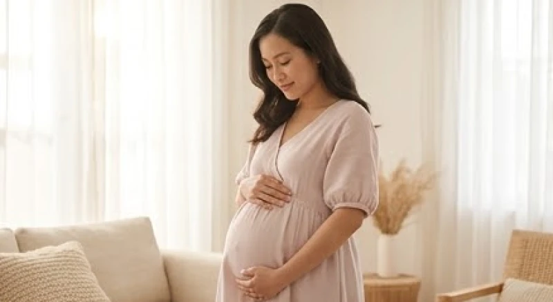 Mơ thấy cho con bú sữa chảy: Giải mã điềm báo và bộ số tài lộc 3 Mẹ bầu ở những tháng cuối thai kỳ đang vuốt ve bụng bầu và cảm nhận sự thay đổi cơ thể