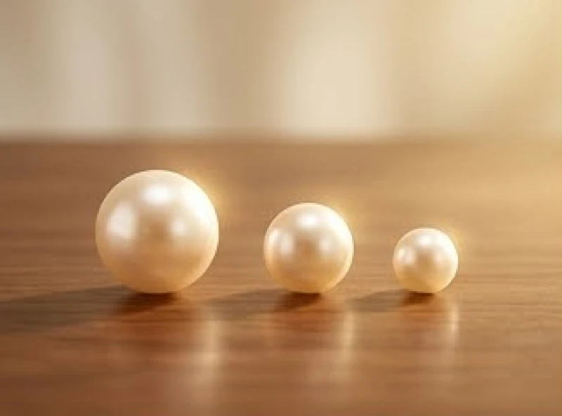 Ba viên đá trân châu lấp lánh tượng trưng cho ba giai đoạn cuộc đời của nữ mạng tuổi Ất Sửu