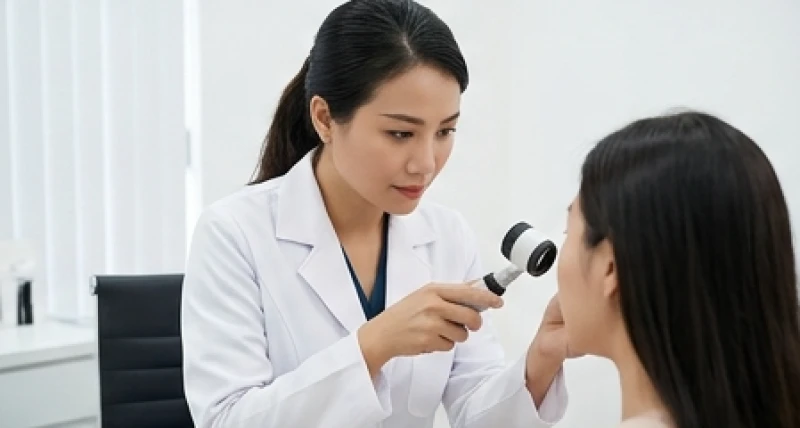 Thăm khám định kỳ với bác sĩ chuyên khoa da liễu để theo dõi sát sao các dấu hiệu bất thường trên da