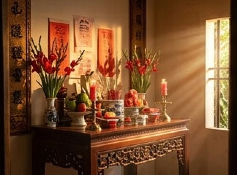 Linh án dâng sao Thái Dương với sắc đỏ chủ đạo đem lại nguồn sinh khí rực rỡ