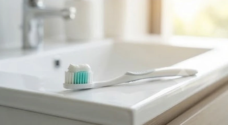 Bàn chải đánh răng lông tơ siêu mềm kết hợp với kem đánh răng bảo vệ nướu