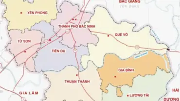 Bản đồ Bắc Ninh