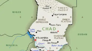 Bản đồ Cộng Hoà Chad