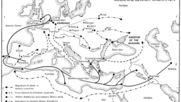 Bản đồ di cư của người Do Thái