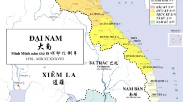 Bản đồ hành chính Việt Nam năm 1838