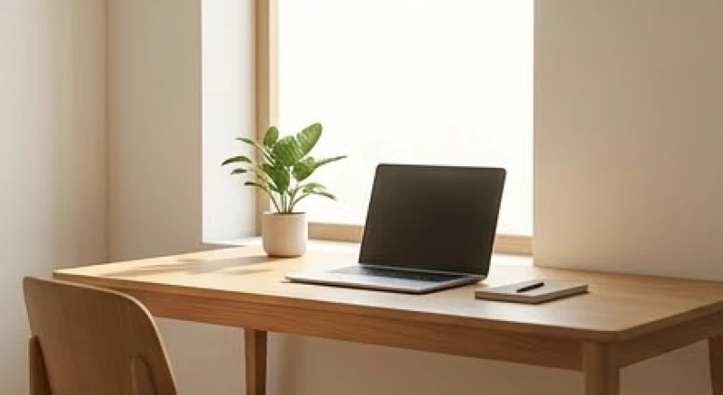 Góc làm việc ngăn nắp quay về hướng đông bắc mang lại sự minh mẫn cho nam mạng