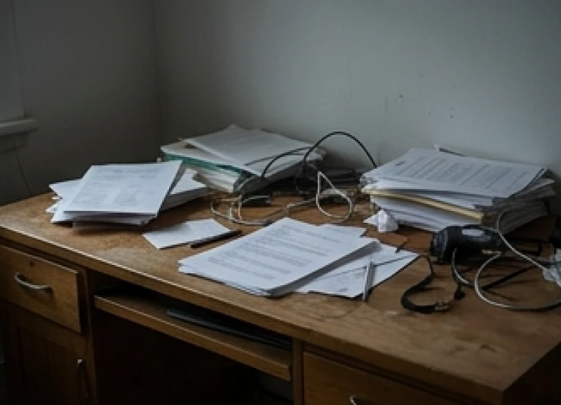 Tài Lộc Tuổi Sửu: Phương Pháp Chiêu Tài Chi Tiết Từng Năm Sinh 1 Bàn làm việc lộn xộn thiếu ánh sáng tự nhiên gây cản trở dòng chảy tài lộc tuổi Sửu