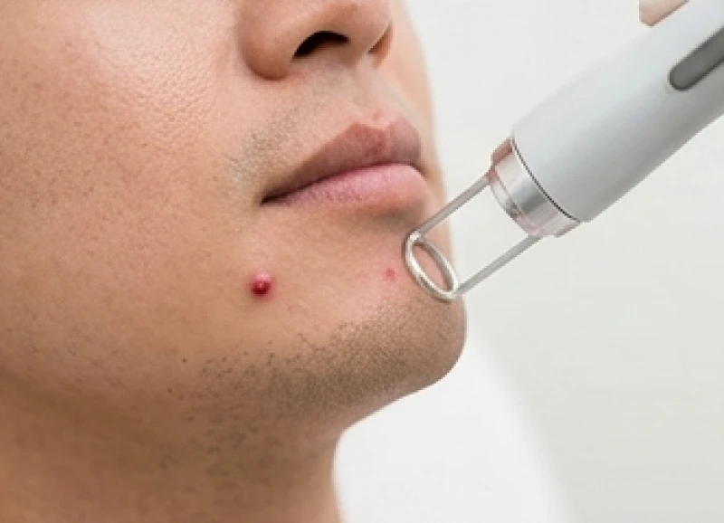 Quy trình dùng tia laser bóc tách tế bào hắc tố nhẹ nhàng trên vùng da cằm