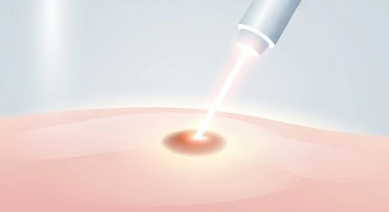 Quy trình sử dụng tia laser CO2 để tẩy nốt ruồi tại các vùng niêm mạc nhạy cảm