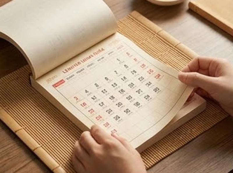 Chọn ngày tốt cho tuổi Hợi: Bảng tra cứu và tránh phạm kỵ 1 Đôi bàn tay lật từng trang lịch âm dương để tìm kiếm mốc thời gian vượng khí cho người tuổi Hợi