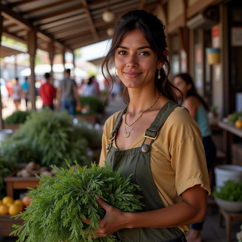 Mơ thấy bán ngải cứu với giá cao