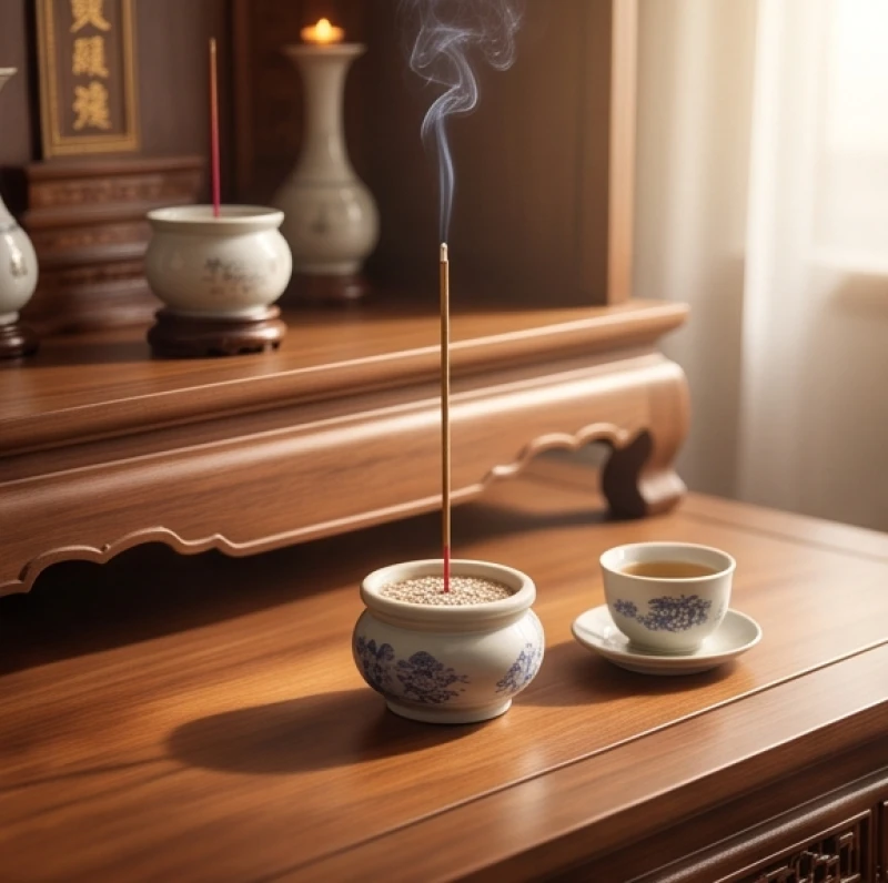 Văn khấn giỗ hết: Bài cúng chuẩn nghi thức tại gia và ngoài mộ 1 Không gian bàn thờ gia tiên ấm cúng chuẩn bị cho nghi thức xả tang đại tường