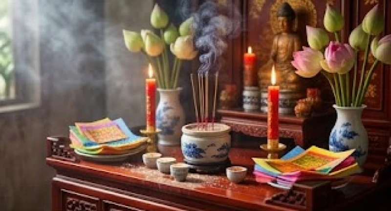 Văn khấn Mẹ Sanh Mẹ Độ: Bài khấn trọn vẹn và hướng dẫn sắm lễ 2 Không gian thờ cúng linh thiêng dành cho Thập Nhị Cô Tiên và Mụ Chúa bảo bọc trẻ sơ sinh
