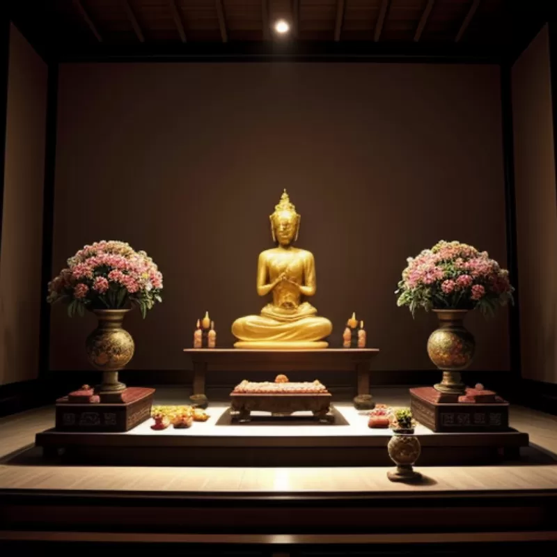 Bàn thờ Phật A Di Đà