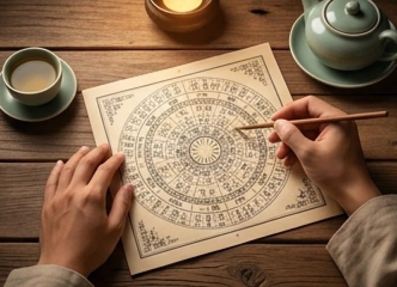 Người xem lá số tử vi để xác định năm sao Thái Âm chiếu mệnh mang lại phúc lộc