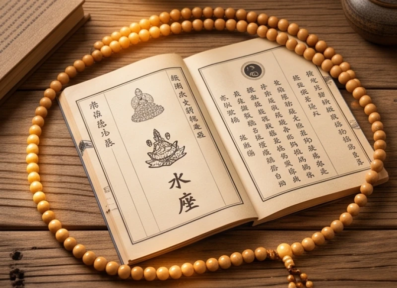 Cách chọn Phật bản mệnh theo tuổi chuẩn Ngũ hành & tra cứu nhanh 1 Bảng chạm khắc gỗ hoặc sổ sách minh họa 8 vị Phật hộ mệnh tương ứng với 12 con giáp và các hành phong thủy
