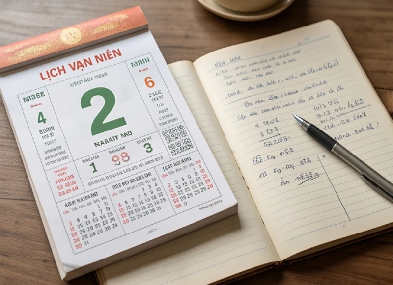 Cách xem tuổi làm nhà: Công thức tính hạn và thủ tục bài bản 3 Bảng lịch vạn niên và sổ ghi chép để tính tuổi mụ cho gia chủ khi cất nhà