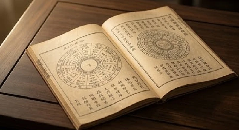 Tử vi trọn đời tuổi Giáp Tuất 1994 nam mạng: Chi tiết & hóa giải 1 Sách tử vi trọn đời tuổi giáp tuất 1994 nam mạng đặt cạnh chiếc la bàn cổ