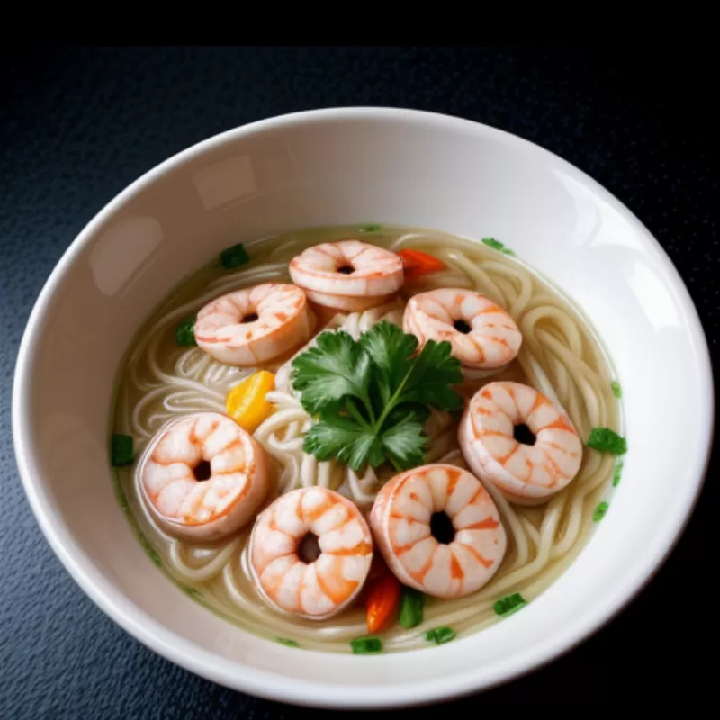 Bánh canh tôm thịt nước cốt dừa