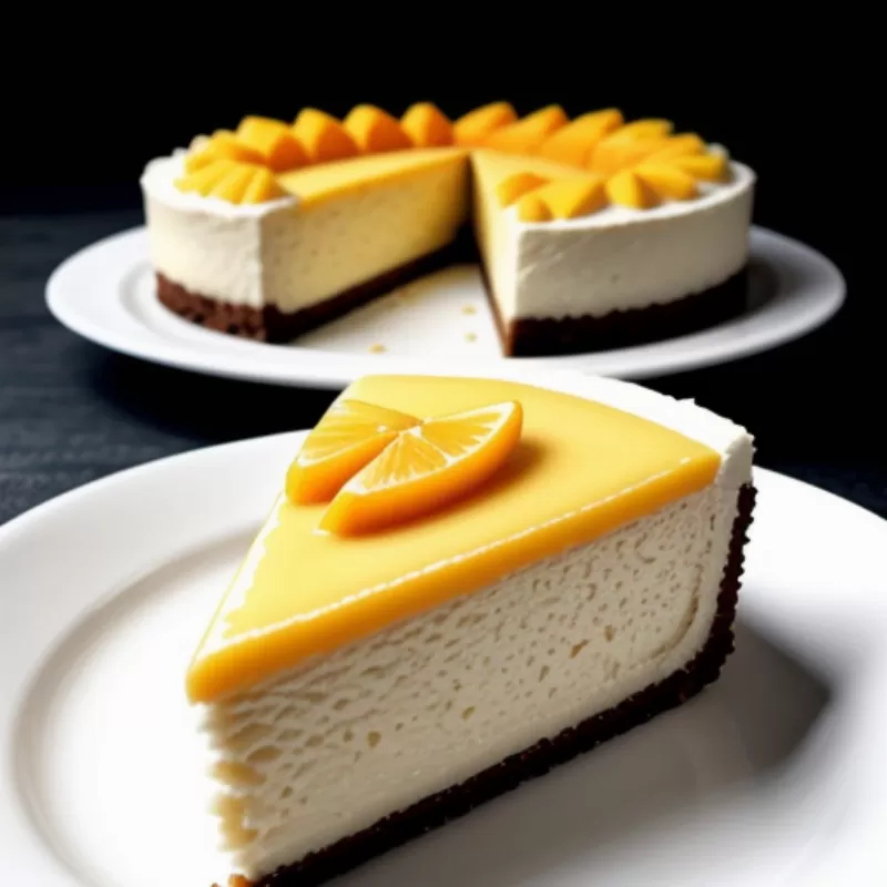 Bánh cheesecake xoài