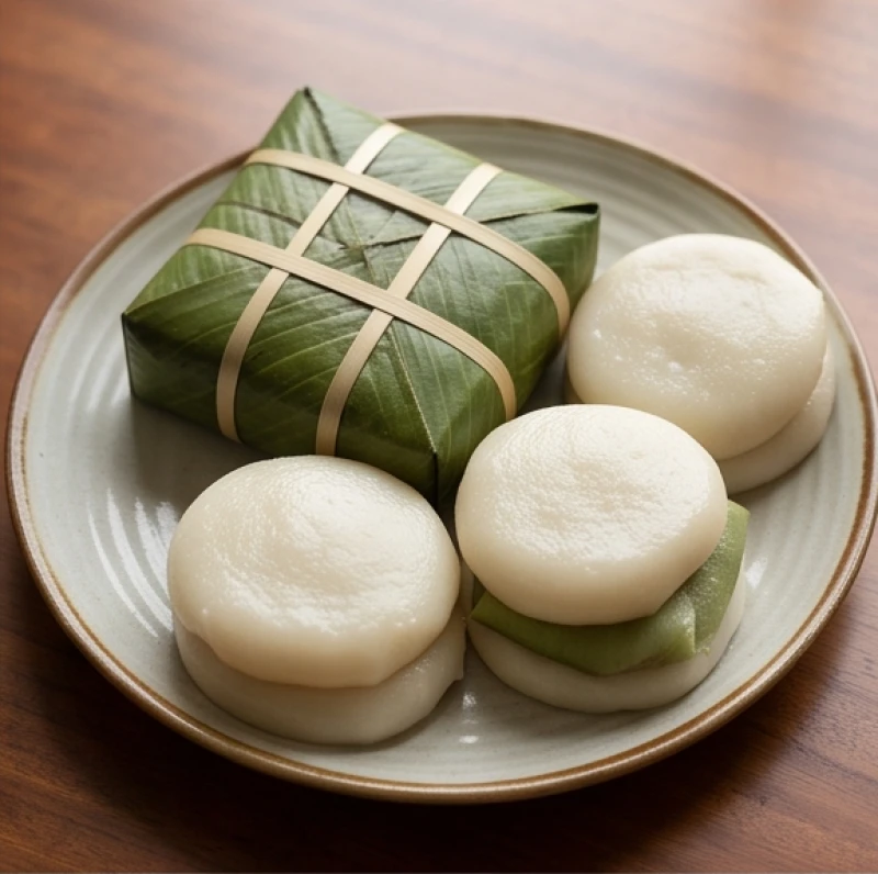 Văn khấn Giỗ Tổ Hùng Vương tại nhà: Bài cúng và cách sắm lễ chuẩn 3 Bánh chưng vuông và bánh giầy tròn tượng trưng cho trời đất được dâng lên mâm lễ cúng tổ tiên