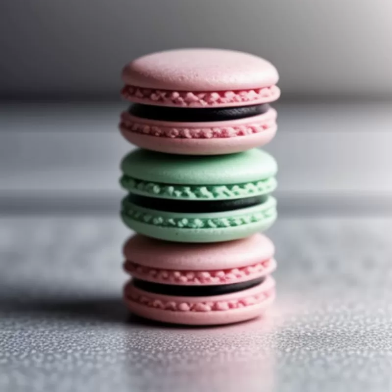 Bánh Macaron Xếp Chồng Lên Nhau