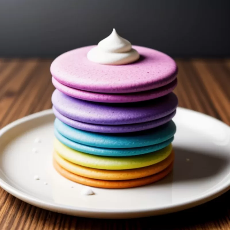 Bánh meringue cookie xếp chồng