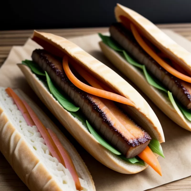 Bánh mì thịt khìa nước dừa