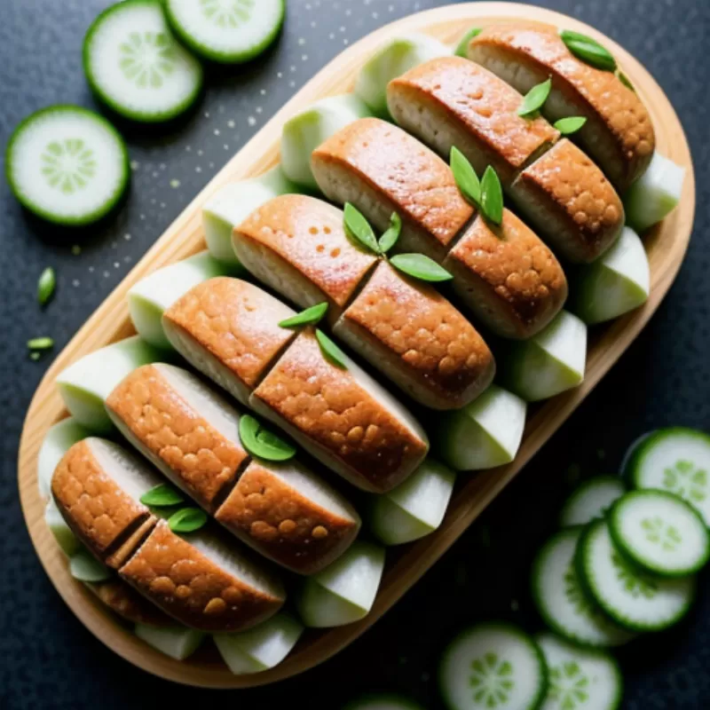 Bánh mì xíu mại trứng muối đã hoàn thành