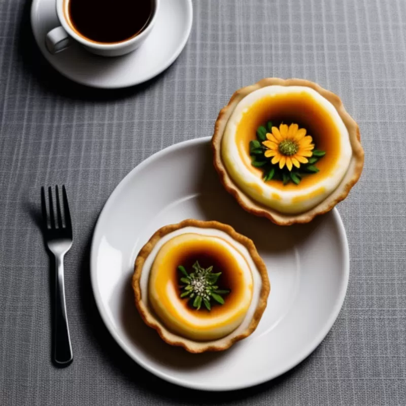 Bánh tart trứng ngon mắt