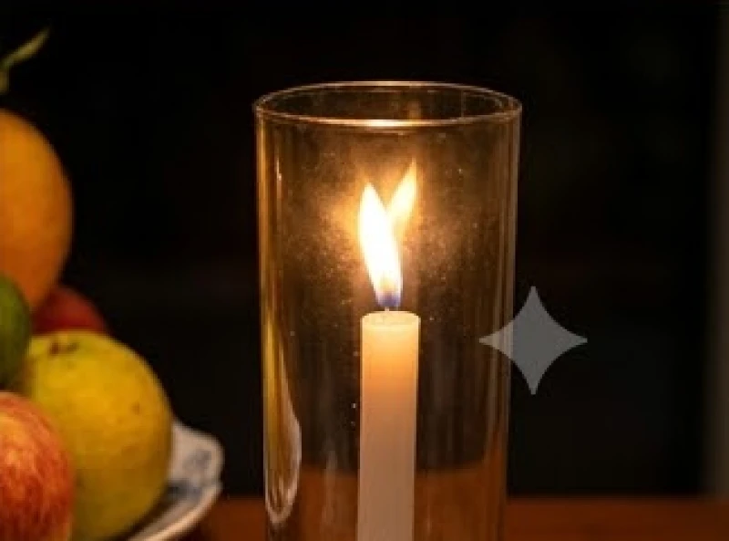 Văn khấn giao thừa ngoài trời: Bài cúng chuẩn và cách đặt mâm 11 Ngọn nến lung linh được che chắn cẩn thận bên trong chiếc ly thủy tinh cao cấp để tránh gió tạt