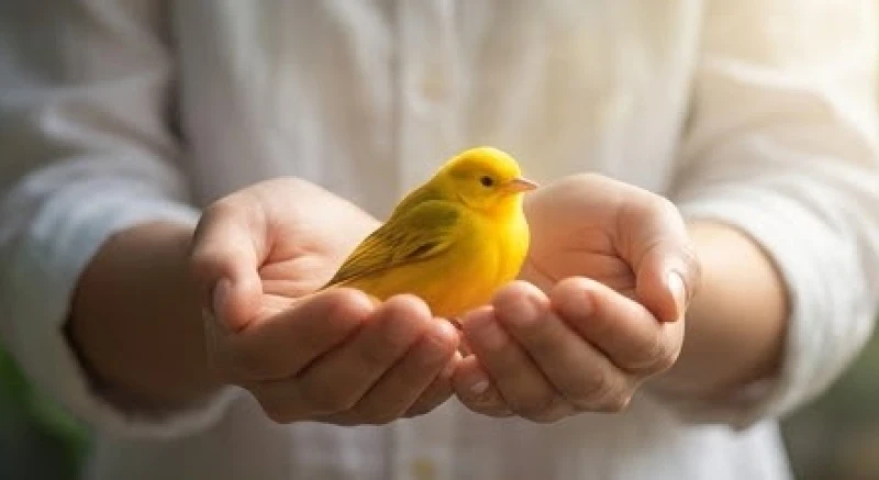 Mơ thấy chim màu vàng: Giải mã bối cảnh & con số may mắn 4 Cảm giác bình yên an toàn khi mơ thấy chim màu vàng đậu ngoan ngoãn trên lòng bàn tay người đón nhận