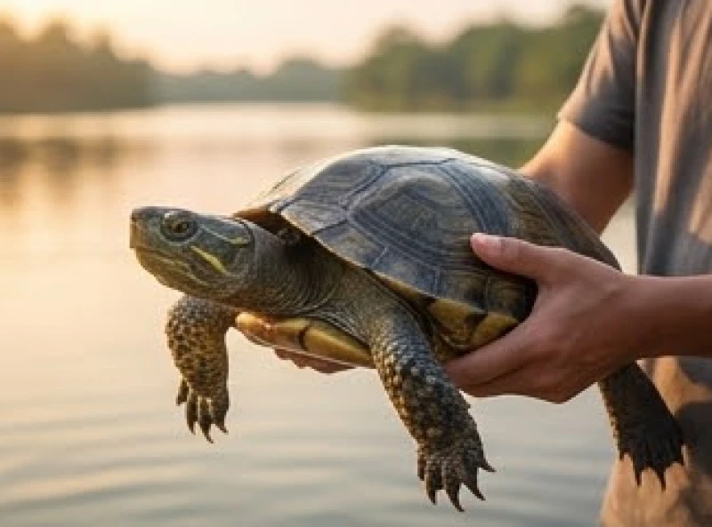 Mơ thấy rùa: Giải mã điềm báo, con số may mắn và cách hóa giải 7 Bàn tay nâng niu một con rùa to lớn khỏe mạnh thể hiện việc làm chủ tài vận sau giấc mơ thấy rùa.
