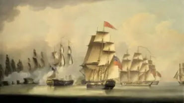 Battle of Malacca Straits. Feb. 15th 1804- Robert Dodd Robert Dodd (1748-1815)