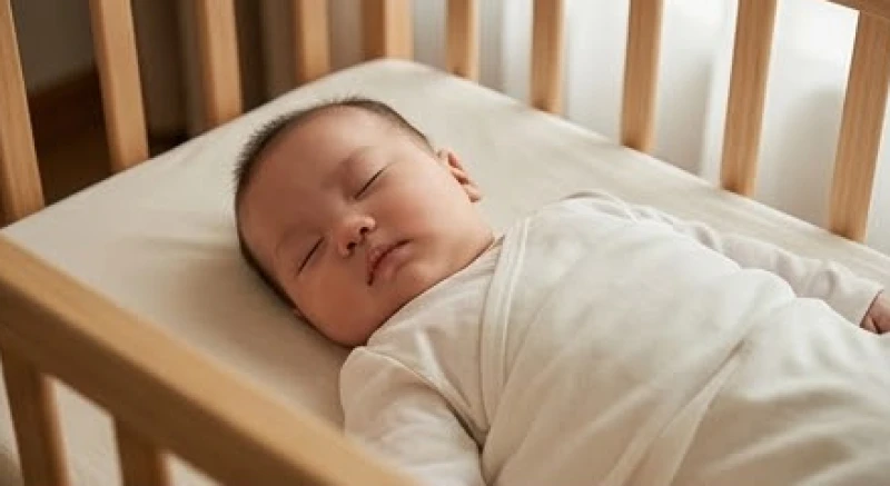Em bé sơ sinh nằm gọn trong lớp quần áo ấm áp tượng trưng cho những dự án mới đang nảy mầm
