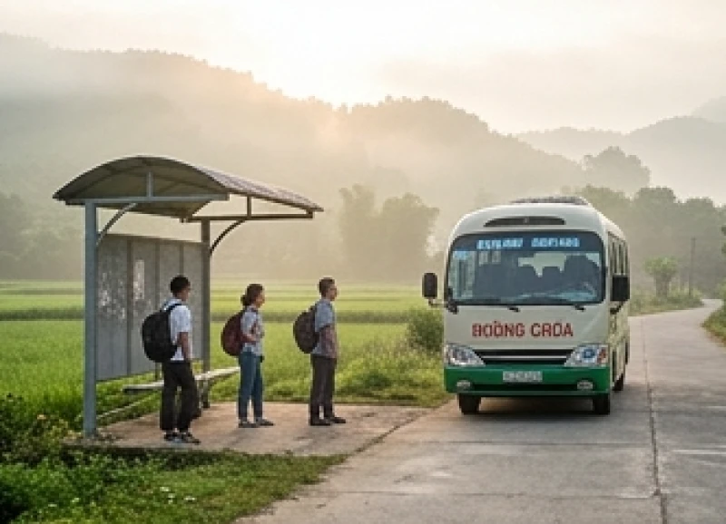 Văn khấn tại Đền Hùng: Bài khấn từng đền và lộ trình dâng hương 3 Du khách chuẩn bị hành lý bước xuống tại điểm dừng gần khu vực ngã ba rẽ vào Đền Hùng