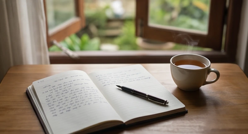 Sổ tay ghi chép việc lập kế hoạch xử lý khủng hoảng để giảm bớt áp lực khi đối mặt với khó khăn