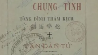 Bìa cuốn tiểu thuyết Giọt máu chung tình xuất bản năm 1926