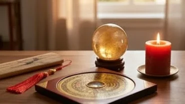 La bàn phong thủy và các vật phẩm chiêu tài lộc đặt trên bàn làm việc cho người tuổi bính thìn 1976 mệnh gì