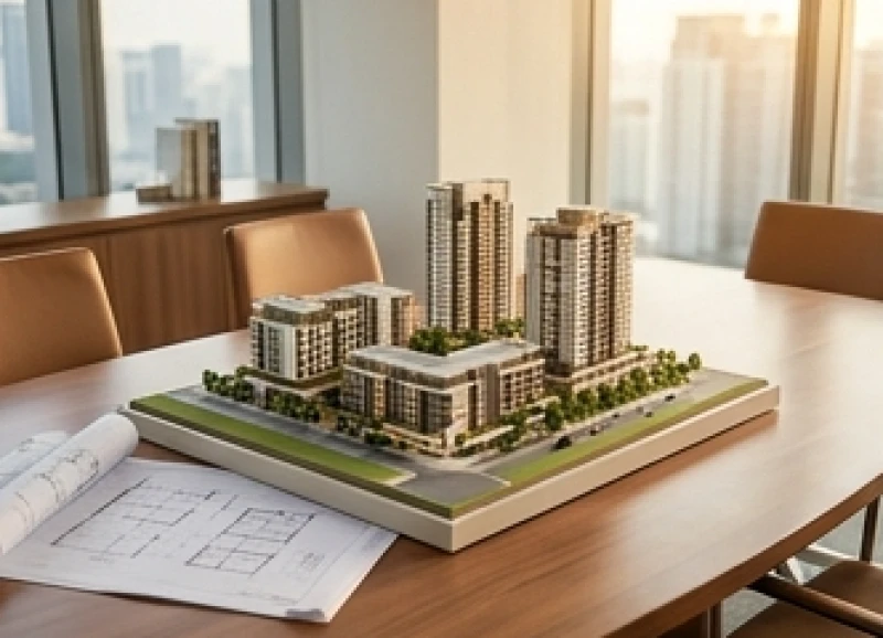 Sự nghiệp tuổi Thìn: định hướng ngành nghề chuẩn ngũ hành 4 Mô hình quy hoạch dự án kiến trúc trên bàn làm việc của chuyên gia đầu tư Bính Thìn mệnh Thổ